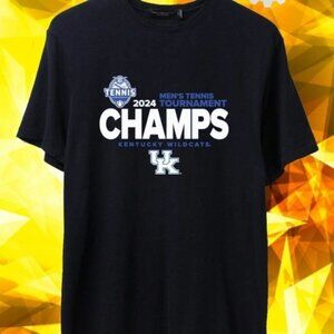 Kentucky Wildcats 2024 SEC Tennis Champions NCAA Fan Gift Graphic T-shirt 90